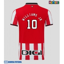 Camisa de Futebol Athletic Bilbao Nico Williams #10 Equipamento Principal 2025-26 Manga Curta